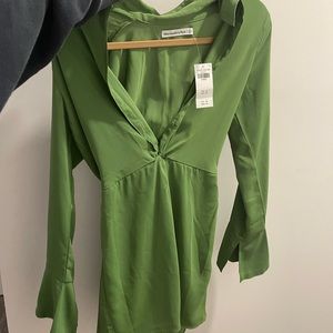 Abercrombie and fitch xsmall green dress